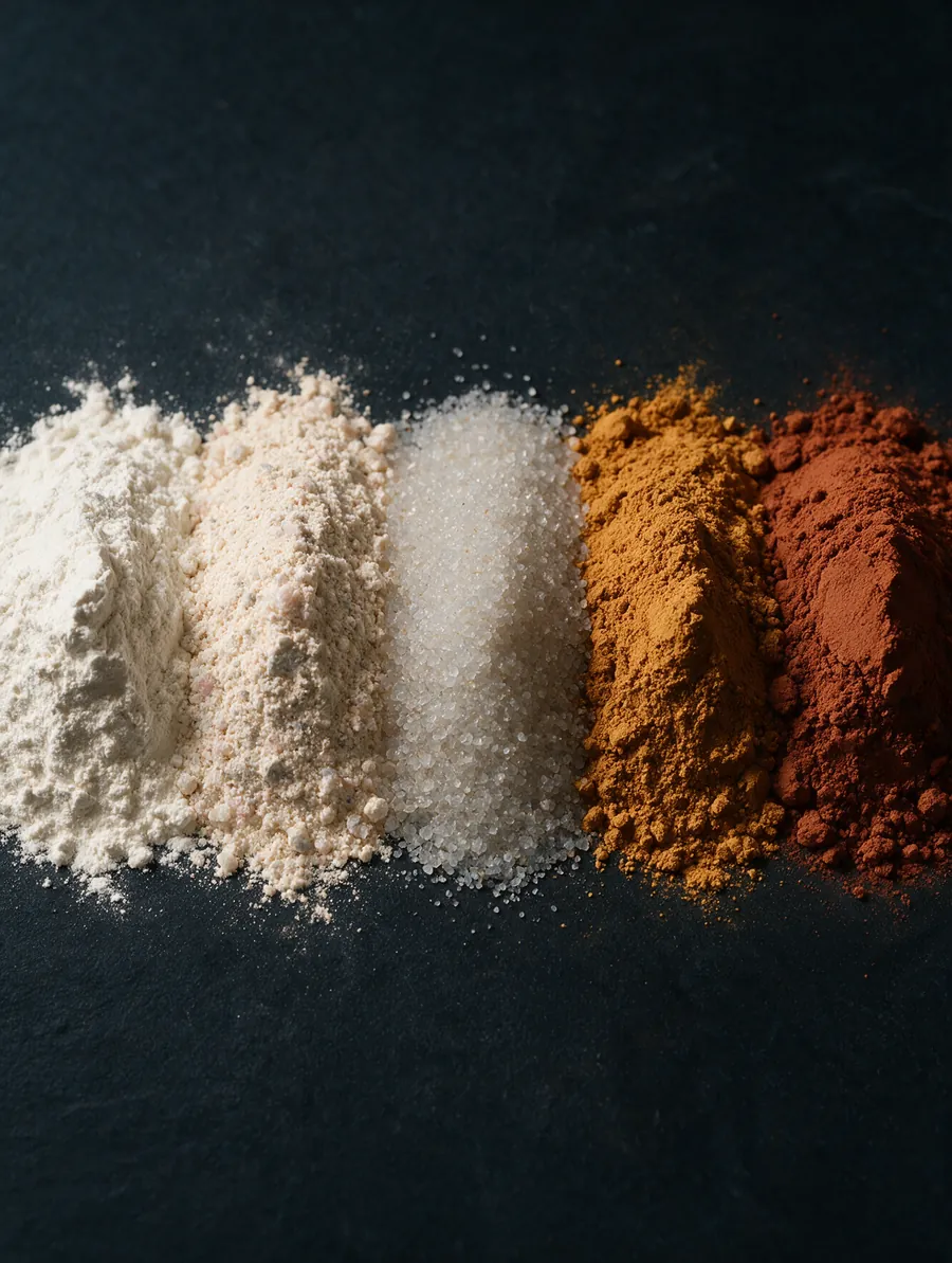 Materias primas para cerámica: caolín, feldespato, cuarzo y arcillas